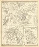 Vintage Map of Ashland, New Hampshire 1892