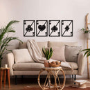 Set Of Ace Metal Wall Art