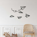 Paper Planes Metal Wall Art