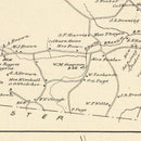 Vintage Map of Wentworth, New Hampshire 1892
