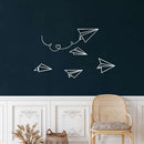 Paper Planes Metal Wall Art