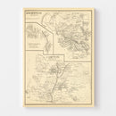 Vintage Map of Campton, New Hampshire 1892