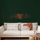 Heart and Butterfly Metal Wall Art