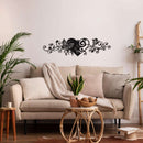 Heart and Butterfly Metal Wall Art