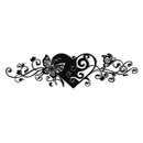Heart and Butterfly Metal Wall Art