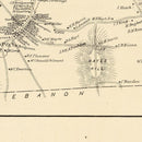 Vintage Map of Hanover, New Hampshire 1892
