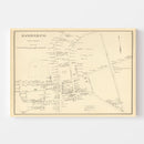 Vintage Map of Hanover, New Hampshire 1892