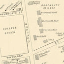 Vintage Map of Hanover, New Hampshire 1892