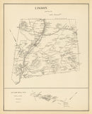 Vintage Map of Lisbon, New Hampshire 1892