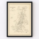 Vintage Map of Littleton, New Hampshire 1892