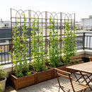 4 Pack Metal Garden Trellis