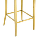 Bar Chairs With Crystal Clasp Design (Set of 2)