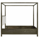 Gran Park Queen Canopy Bed Dark Cocoa