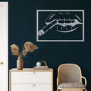 Lips Metal Wall Art