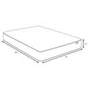 Hayes Eastern King Firm Tight Top Hybrid Mattress White