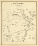 Vintage Map of Farmington, New Hampshire 1892