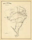 Vintage Map of Rollinsford, New Hampshire 1892