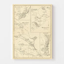 Vintage Map of Middleton, New Hampshire 1892