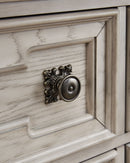 Bruchandi - Five Drawer Chest - Antique White