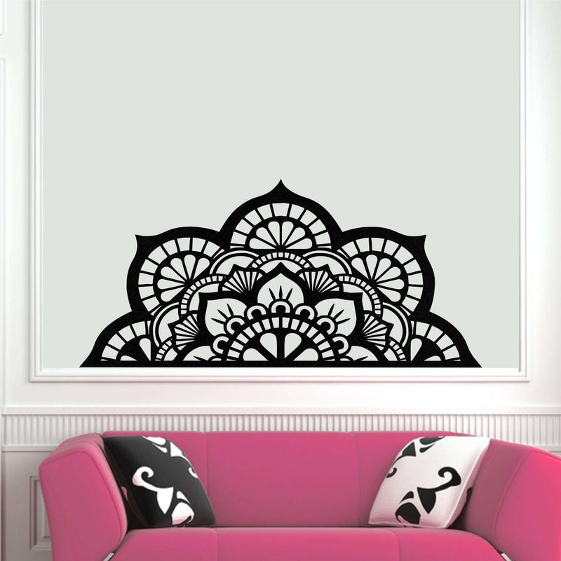 Half Mandala Metal Wall Art