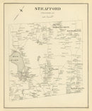 Vintage Map of Strafford, New Hampshire 1892
