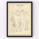 Vintage Map of Strafford, New Hampshire 1892