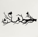 Birds on Branch Metal Wall Art