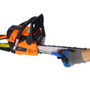 58Cc Gasoline Chainsaw 20" Bar For Wood Cutting With Oregon Chain And Bar - Orange by HouseOfZazla