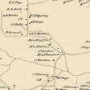 Vintage Map of Gilmanton, New Hampshire 1892