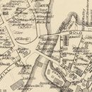 Vintage Map of Lakeport, New Hampshire 1892