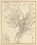 Vintage Map of Lakeport, New Hampshire 1892