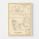 Vintage Map of Center Harbor, New Hampshire 1892