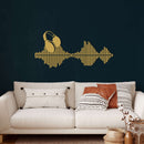 Rhythm of the Music Metal Wall Art