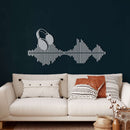 Rhythm of the Music Metal Wall Art