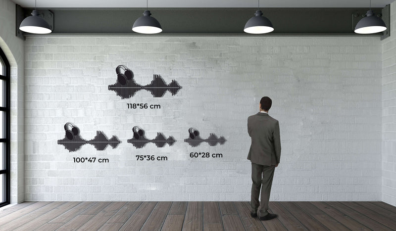 Rhythm of the Music Metal Wall Art