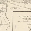 Vintage Map of Moultonville, New Hampshire 1892