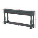 Long Console Table With Drawers And Shelf by HouseOfZazla