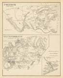 Vintage Map of Freedom, New Hampshire 1892