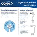 2-inch Professional Pressure-Regulating Pop-Up Spray Head Sprinkler with 4-foot Adjustable Nozzle | 80301