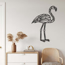 Flamingo Metal Wall Art