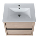 24" Bathroom Vanity with 2 Soft Close drawers, White Ceramic Basin-BLO-G-