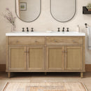 Bathroom Vanity With Double Sink, Large Storage Space by HouseOfZazla