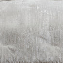 Turin 7 Piece White Crinkle Velvet Queen Comforter Ensemble