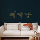 Bee Birds Metal Wall Art