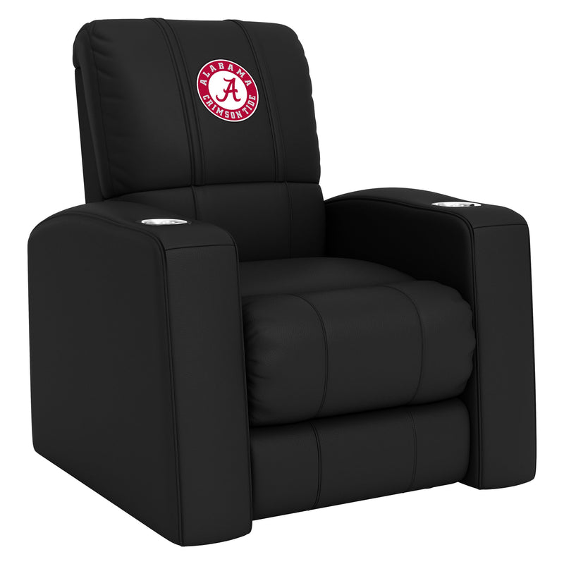 Relax Home Theater Recliner with Alabama Crimson Tide Logo
