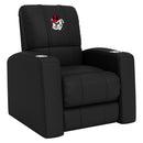 Relax Home Theater Recliner with Georgia Pinstripe Bulldog Head Logo