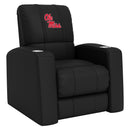 Relax Home Theater Recliner with Mississippi Rebels Logo