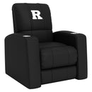 Relax Home Theater Recliner with Rutgers Scarlet Knights White Logo