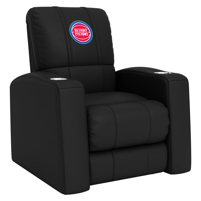 Relax Home Theater Recliner Detroit Pistons Logo