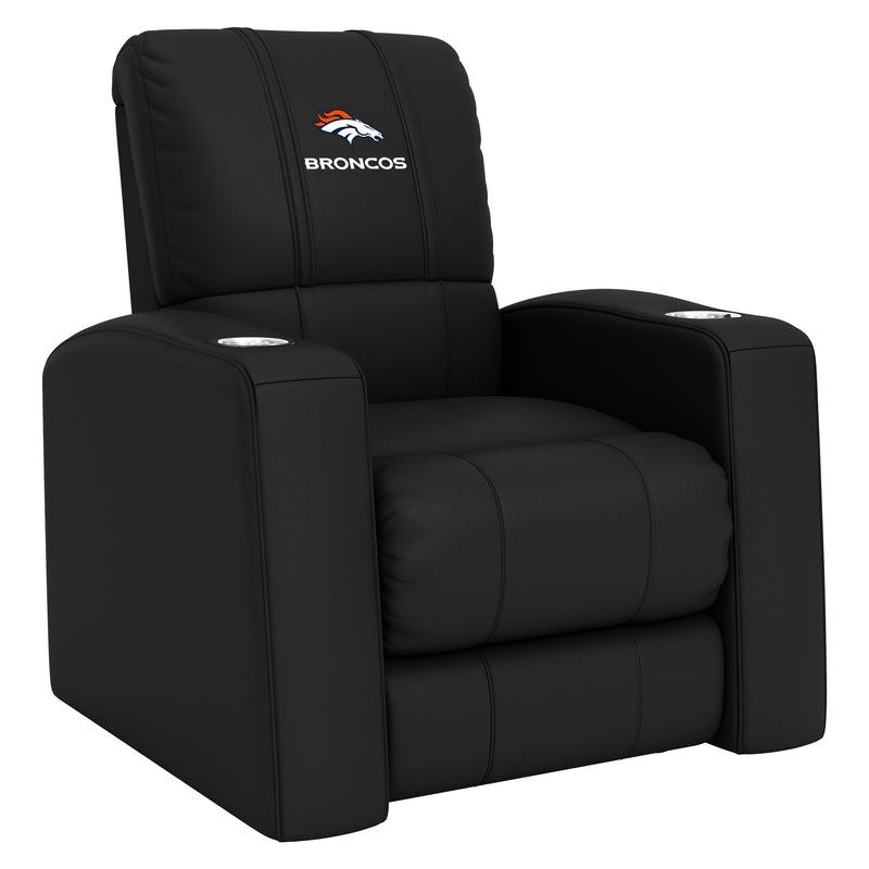 Relax Home Theater Recliner with  Denver Broncos Secondary Logo